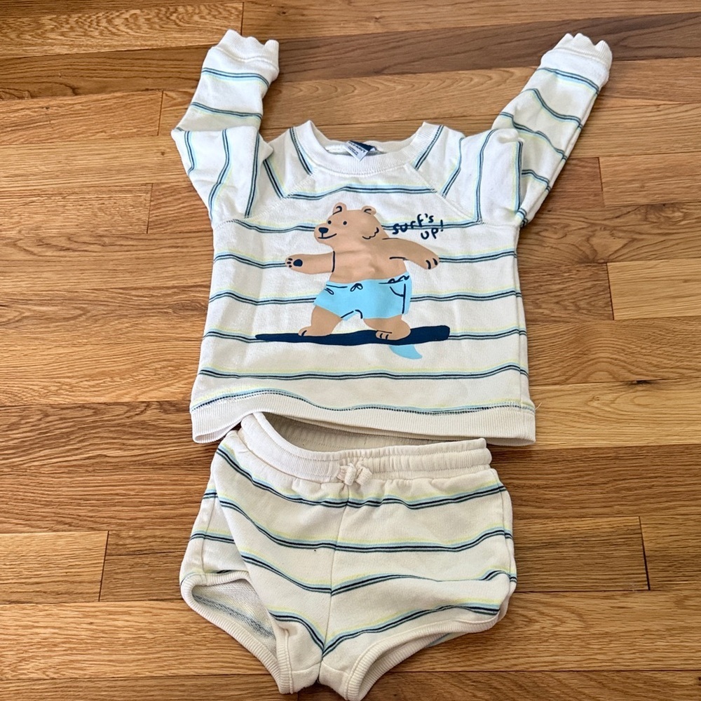 Old Navy Kids Matching Set - White and Blue